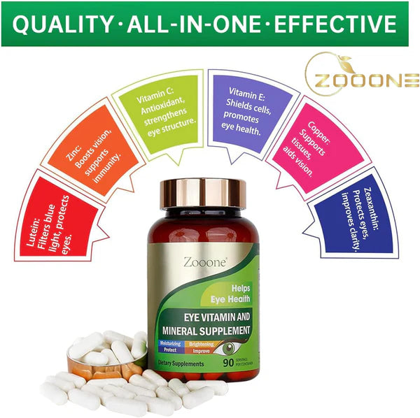 Supplément de vitamines et de lutéine pour la santé maculaire