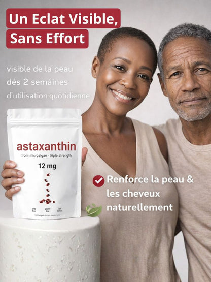 Astaxanthine 12 mg, 120 capsules molles, approvisionnement de 4 mois