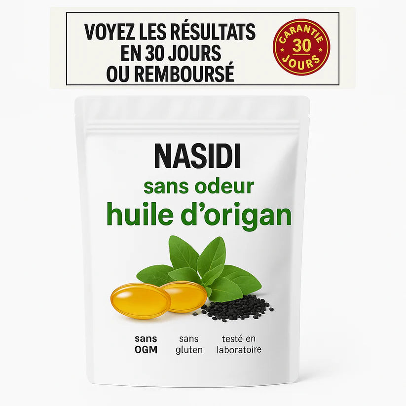 Huile d'origan à l'huile de nigelle