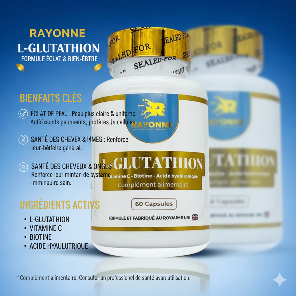 GELULE DE GLUTATHION ÉCLAIRCISSANT