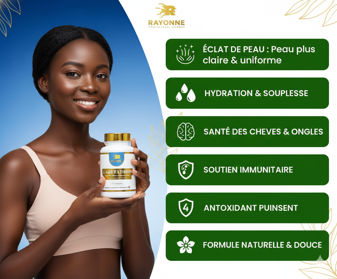 GELULE DE GLUTATHION ÉCLAIRCISSANT