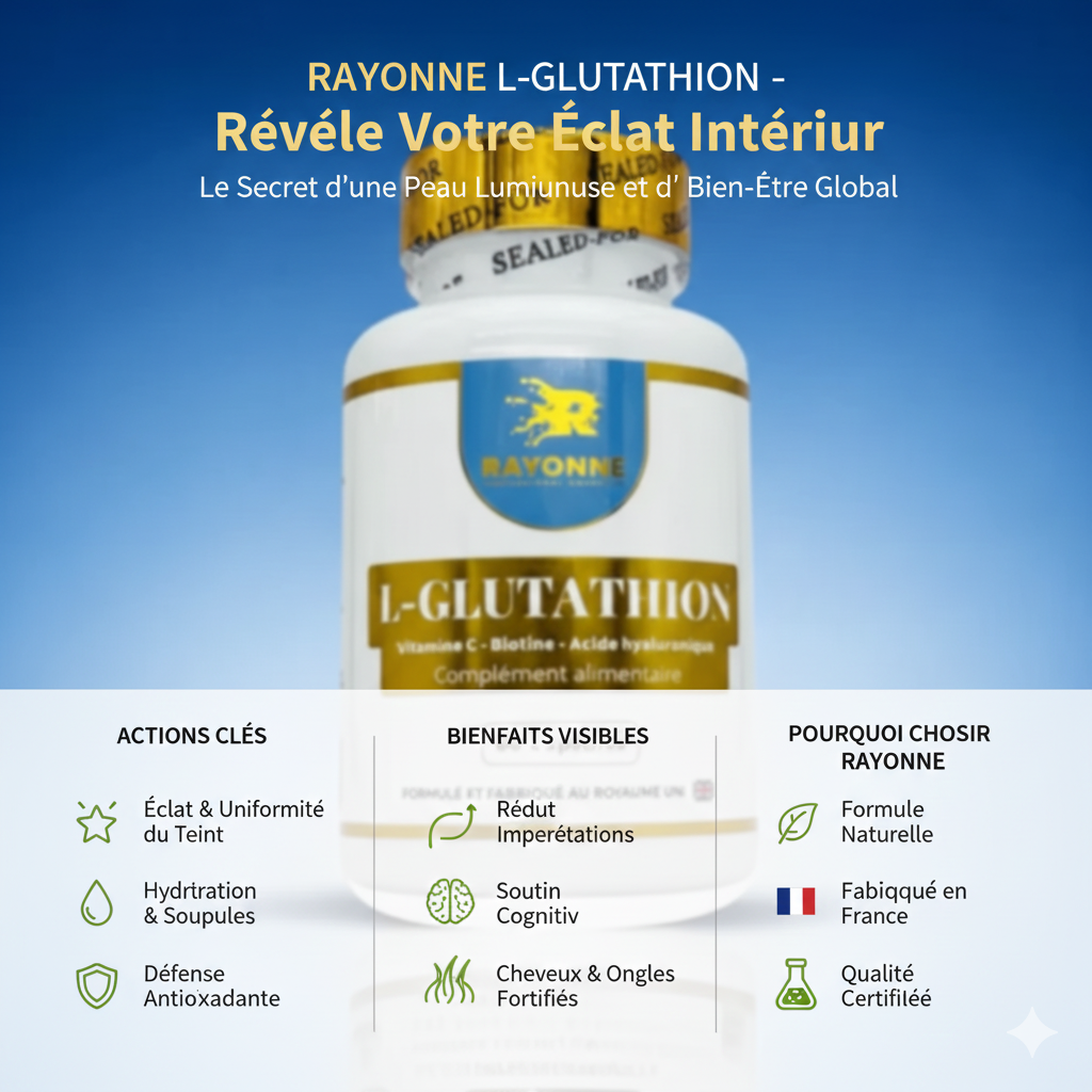 GELULE DE GLUTATHION ÉCLAIRCISSANT