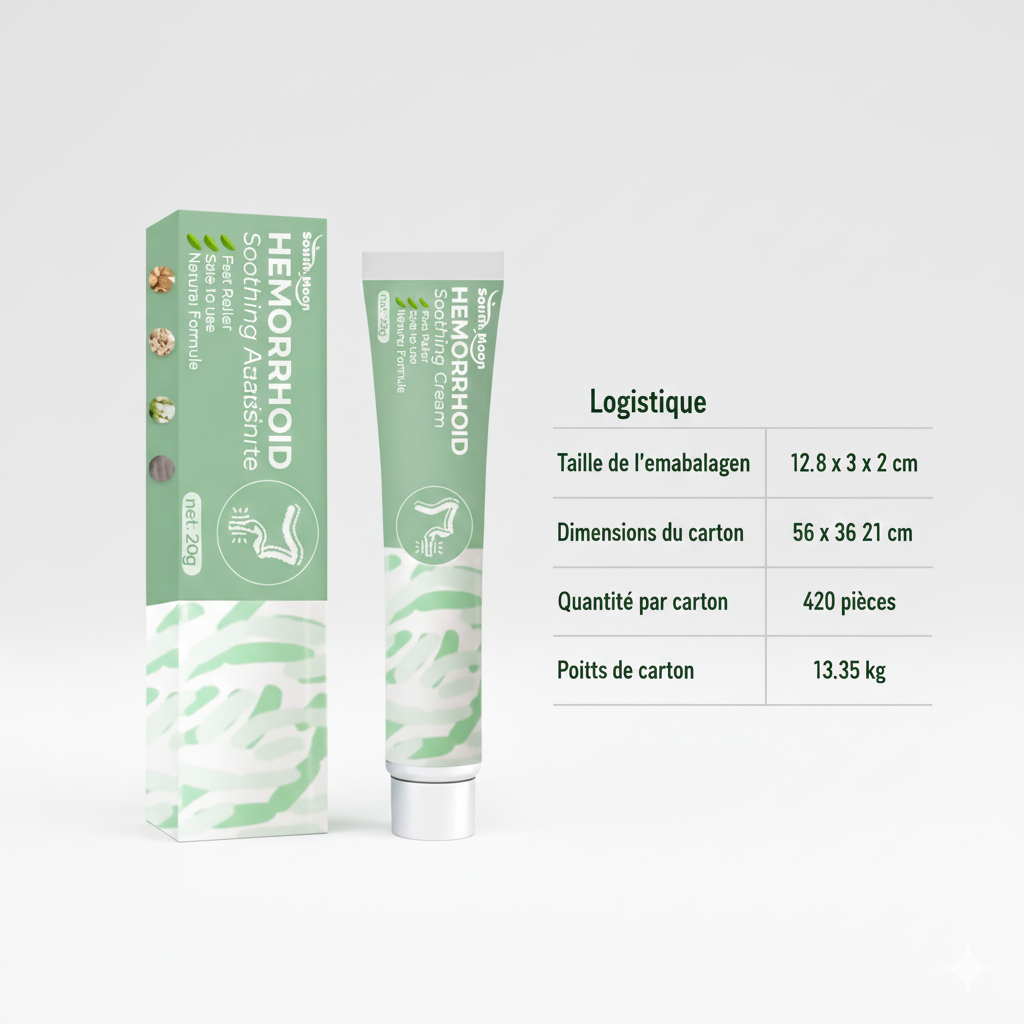 Crème à base de plantes pour hémorroïdes