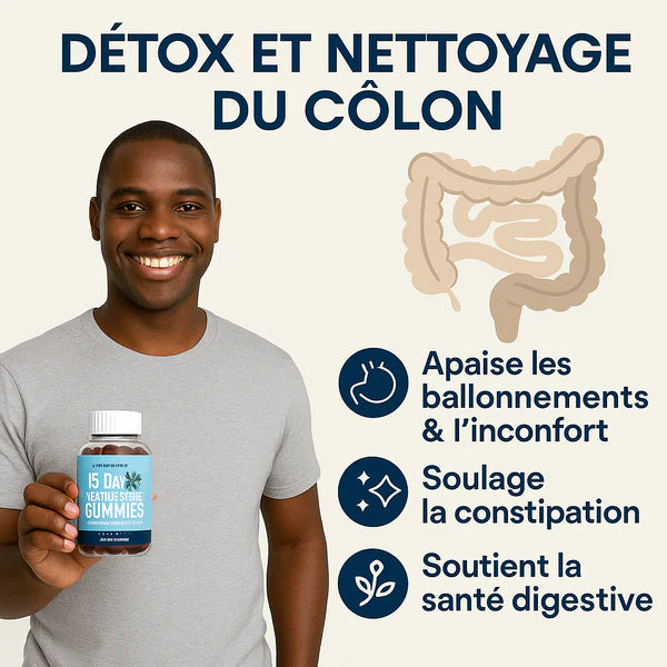 Détox et nettoyage du côlon - Élimine Toxines & Constipation