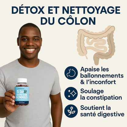 Détox et nettoyage du côlon - Élimine Toxines & Constipation