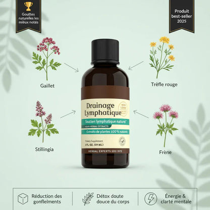Drainage Lymphatique Liquide – Visage Affiné, Jambes Légères, Ventre Plat